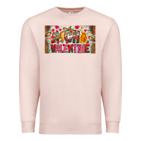 Pale Pink Nach Valentine Premium Sweatshirt - CowhideDigitalArt