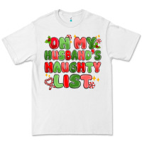 White on my husband's naughty list Premium Tee - MaliasSmallBusiness