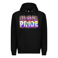 Black Happy pride Premium Hoodie - FaDigitalArtStudio