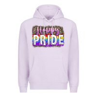 Lilac Happy pride Premium Hoodie - FaDigitalArtStudio