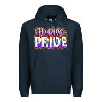Navy Happy pride Premium Hoodie - FaDigitalArtStudio