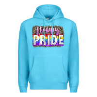 Ocean Blue Happy pride Premium Hoodie - FaDigitalArtStudio