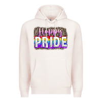 Pale Pink Happy pride Premium Hoodie - FaDigitalArtStudio