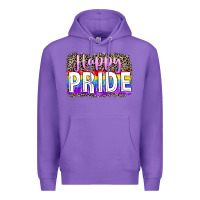 Purple Happy pride Premium Hoodie - FaDigitalArtStudio