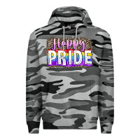 Slate Camo Happy pride Premium Hoodie - FaDigitalArtStudio