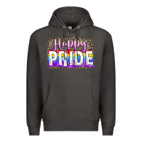 Smoke Happy pride Premium Hoodie - FaDigitalArtStudio