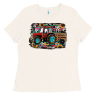Bone western tracktor Ladies Tee - RanaPortraitStore