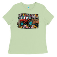 Matcha western tracktor Ladies Tee - RanaPortraitStore