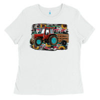 White western tracktor Ladies Tee - RanaPortraitStore