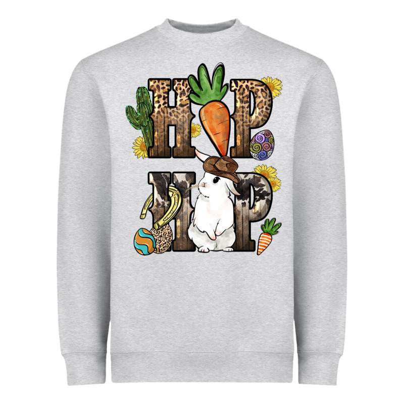 Hip Hop Easter Bunny Easter Day Heavyweight Sweatshirt by HowdyJamesFarm | Teevron