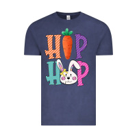 Vintage Denim hip hop easter girls toddlers kids leopard bunny Vintage Tee - Bettercallsaul