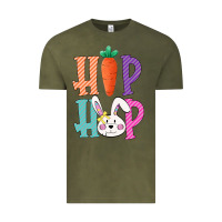 Hip Hop Easter Girls Toddlers Kids Leopard Bunny Vintage Tee | Teevron