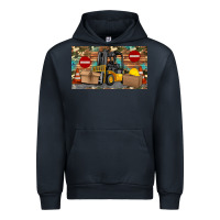 Navy forklift sippy Urban Hoodie - Artiststas