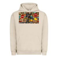 Pigment French Oak forklift sippy Urban Hoodie - Artiststas