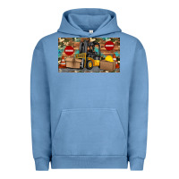 Pigment Pebble Blue forklift sippy Urban Hoodie - Artiststas