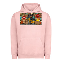 Pigment Salmon forklift sippy Urban Hoodie - Artiststas