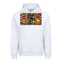 White forklift sippy Urban Hoodie - Artiststas