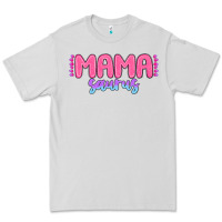 Dove Grey mama saurus Premium Tee - MaliasSmallBusiness