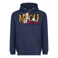 Navy Nicu Mama Heavyweight Hoodie - CowhideDigitalArt