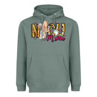 Sage Nicu Mama Heavyweight Hoodie - CowhideDigitalArt