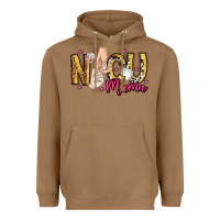 Toasted Coconut Nicu Mama Heavyweight Hoodie - CowhideDigitalArt
