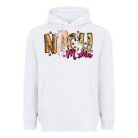 White Nicu Mama Heavyweight Hoodie - CowhideDigitalArt