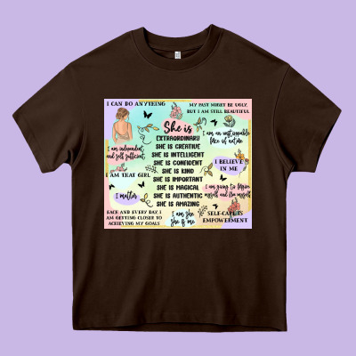 Self Love Heavy Core Tee Designed By Maliassmallbusiness