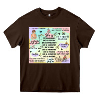 Chocolate Brown self love Heavy Core Tee - MaliasSmallBusiness