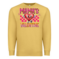 Antique Gold Mamas Valentine Premium Sweatshirt - CowhideDigitalArt
