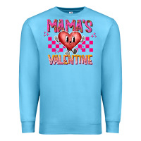 Ocean Blue Mamas Valentine Premium Sweatshirt - CowhideDigitalArt