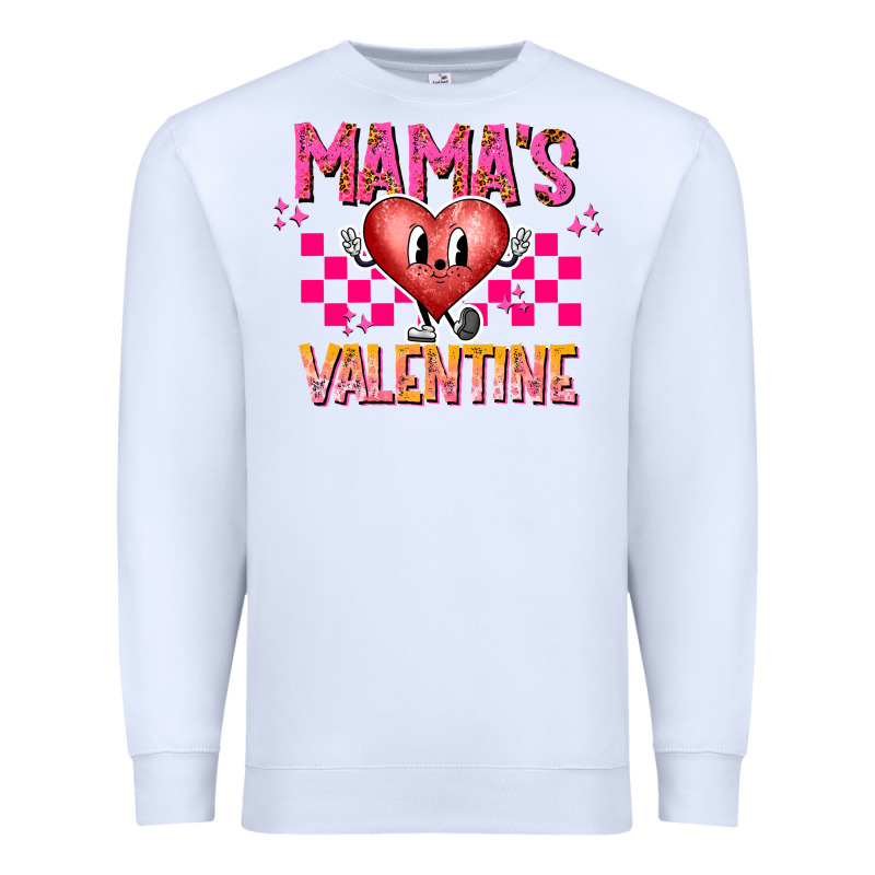 Mamas Valentine Premium Sweatshirt by CowhideDigitalArt | Teevron