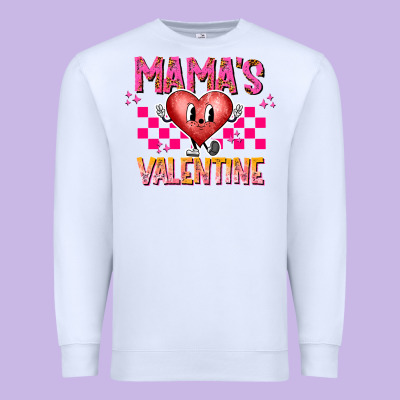 Mamas Valentine Premium Sweatshirt Designed By Cowhidedigitalart