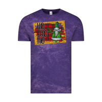 Cloud Purple Christmas Ho Ho Ho Vintage Tee - Bettercallsaul