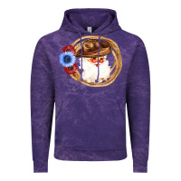 Cloud Purple Cowboy Santa Vintage Hoodie - Bettercallsaul