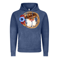 Vintage Denim Cowboy Santa Vintage Hoodie - Bettercallsaul