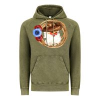 Vintage Olive Cowboy Santa Vintage Hoodie - Bettercallsaul