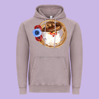 Cowboy Santa Vintage Hoodie Designed By Bettercallsaul