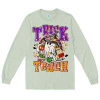 Matcha Trick or teach Halloween Long Sleeve Tee - NancyCooperArtShop