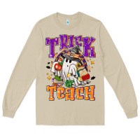 Mushroom Trick or teach Halloween Long Sleeve Tee - NancyCooperArtShop