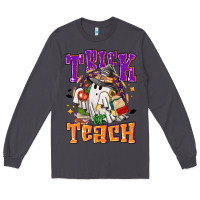 Smoke Trick or teach Halloween Long Sleeve Tee - NancyCooperArtShop