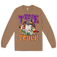 Toasted Coconut Trick or teach Halloween Long Sleeve Tee - NancyCooperArtShop