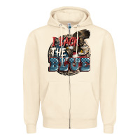 Sandshell I back the blue Zipper Hoodie - FaDigitalArtStudio