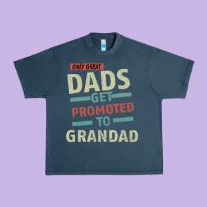 Only Great Dads Get Promoted To Grandad Urban Heavy Tee Designed By Bettercallsaul