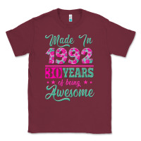 Burgundy made in 1992, 30 years of being awesome Classic Tee - Jasminsmagicworld
