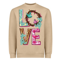 Mushroom Love crown of the thorns Easter Day Heavyweight Sweatshirt - HowdyJamesFarm