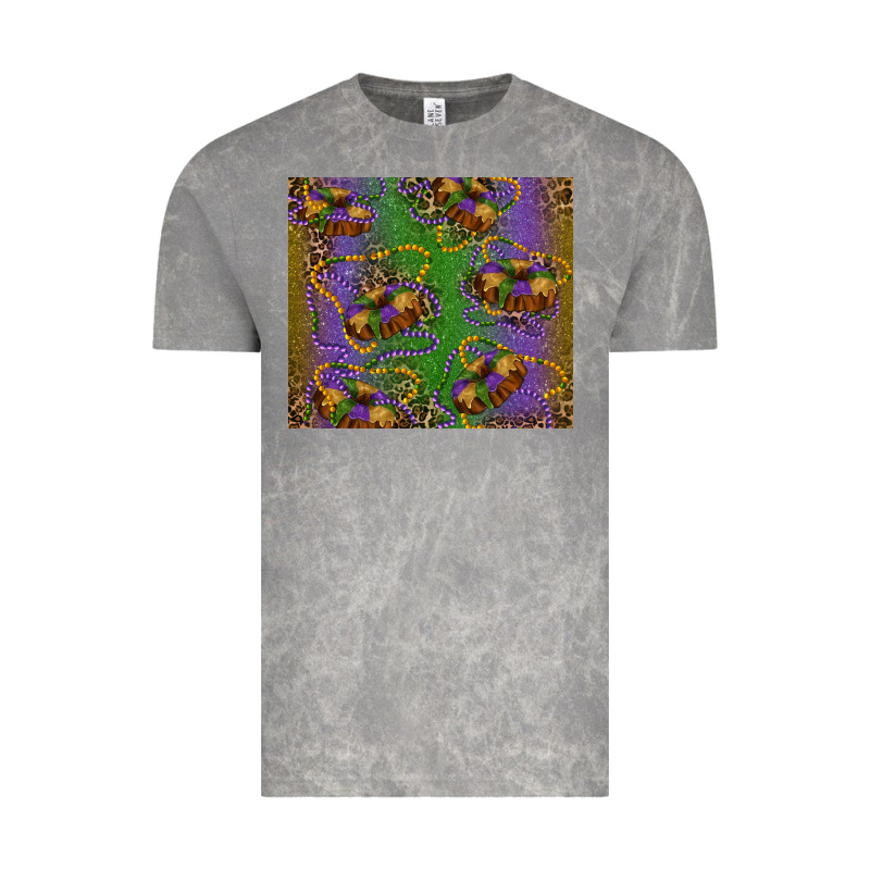 Mardi Gras King Cake Leopard Vintage Tee by RanaPortraitStore | Teevron