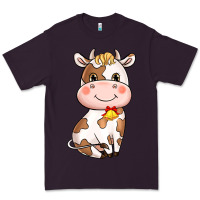 Plum cartoon cow Premium Tee - NancyCooperArtShop