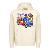 Tofu Western Truck Fourth Of July America Premium Hoodie - FaDigitalArtStudio