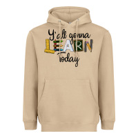 Mushroom Y'all Gonna Learn Today Heavyweight Hoodie - LillyAllenDesigns