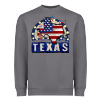 Storm texas 4th of july Heavyweight Sweatshirt - CowGirlArtShop